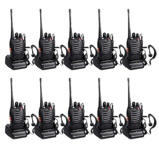 Foto 1 | Set Radios Uhf Fm Transceptor 10pzs Eo Safe Imports Esi-1164-1 Negro