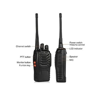 Foto 2 | Set Radios Uhf Fm Transceptor 10pzs Eo Safe Imports Esi-1164-1 Negro
