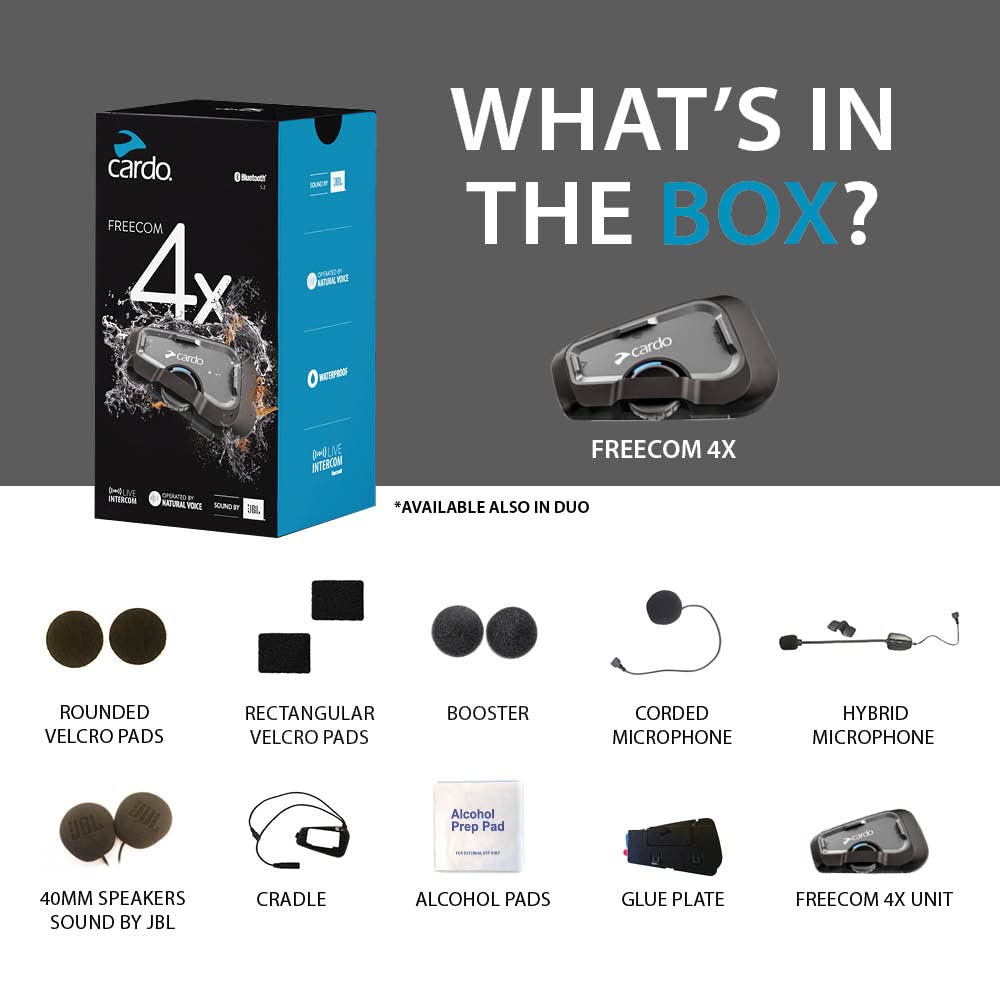 Foto 3 pulgar | Intercomunicador Bluetooth Cardo Systems Freecom 4x Individual Negro - Venta Internacional.