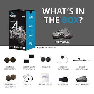 Foto 2 | Intercomunicador Bluetooth Cardo Systems Freecom 4x Individual Negro - Venta Internacional.