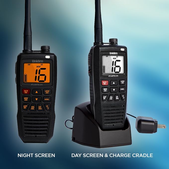 Foto 6 pulgar | Radio Marina Vhf Bidireccional Portátil Uniden Atlantis 275 - Venta Internacional.