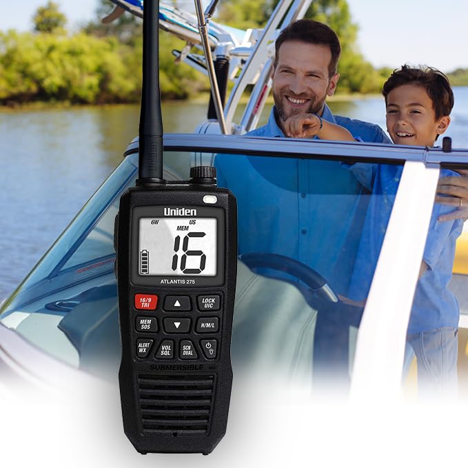 Foto 7 pulgar | Radio Marina Vhf Bidireccional Portátil Uniden Atlantis 275 - Venta Internacional.