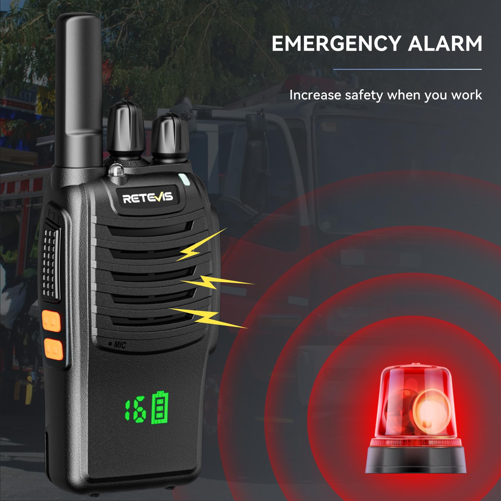 Foto 8 pulgar | Radio De 2 Vías Recargable Walkie Talkies Retevis H-777h (paquete De 10) - Venta Internacional.