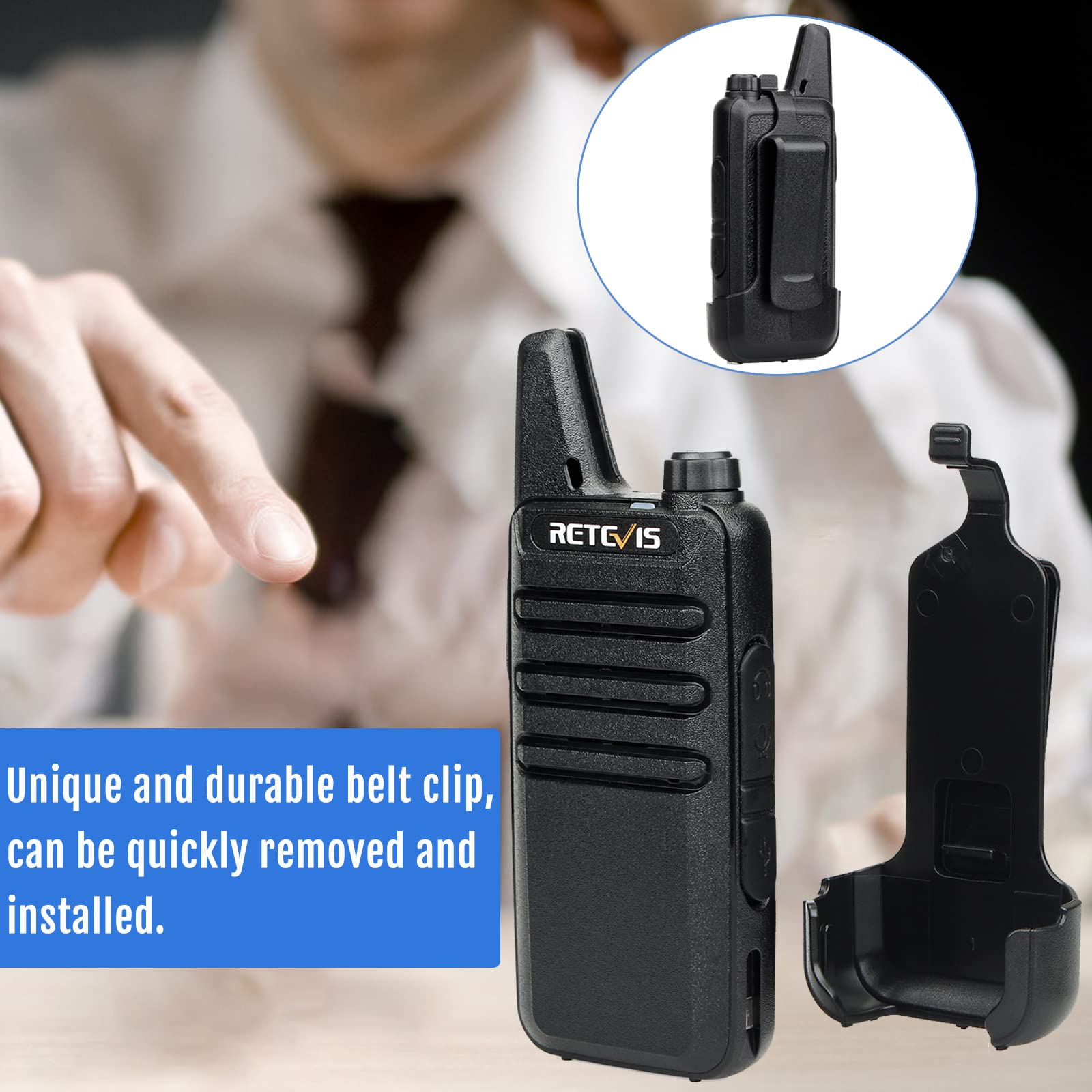 Foto 5 pulgar | Walkie Talkies Retevis Rt22 Para Adultos De Largo Alcance (paquete De 6) - Venta Internacional.