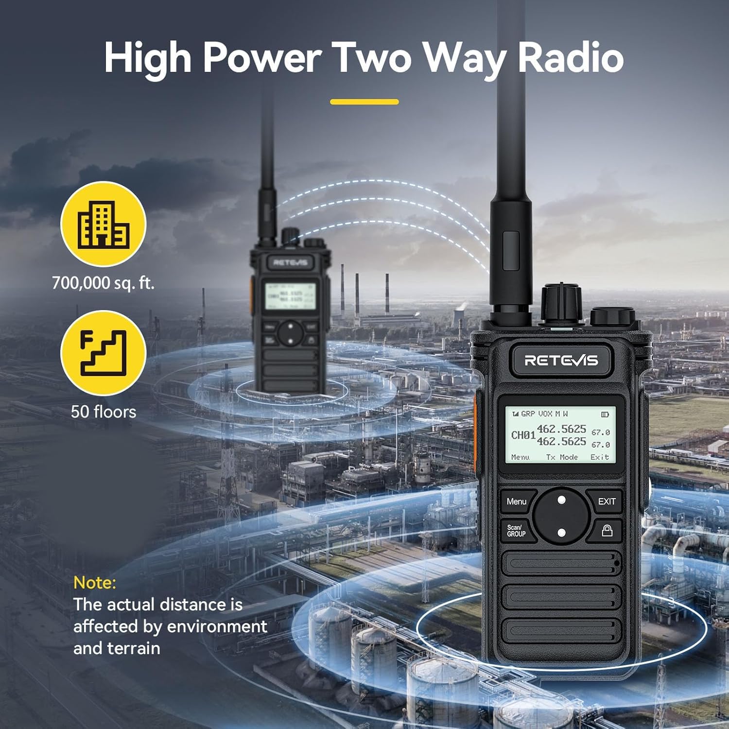 Foto 2 | Walkie Talkies Retevis Rt86s Con Micrófono De Hombro (2da Generación Rt86), Paquete De 4 - Venta Internacional.