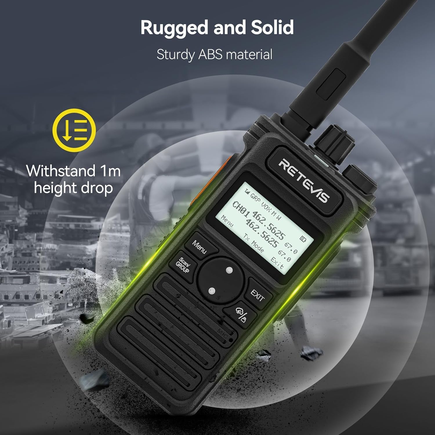 Foto 6 pulgar | Walkie Talkies Retevis Rt86s Con Micrófono De Hombro (2da Generación Rt86), Paquete De 4 - Venta Internacional.