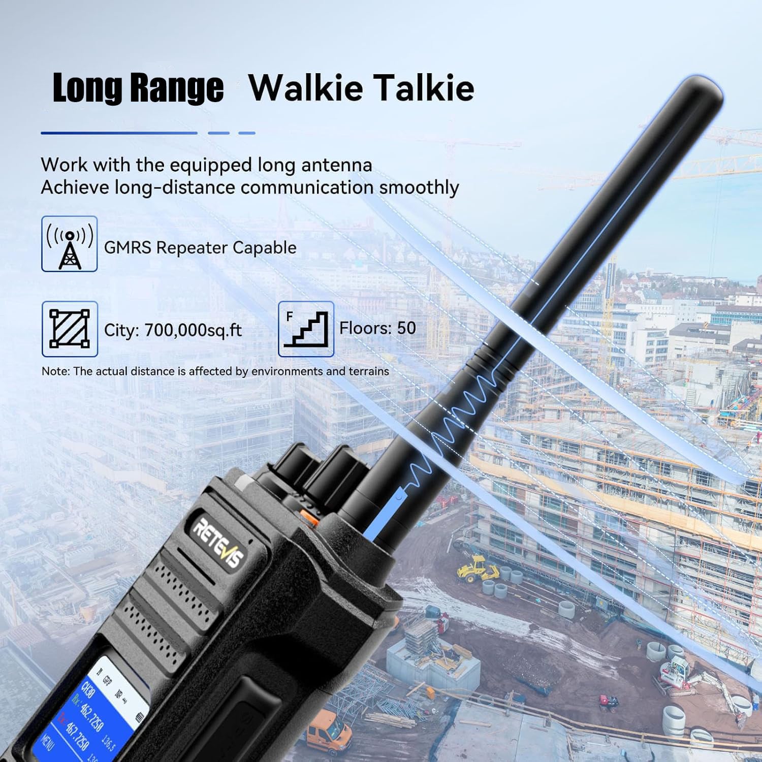 Foto 3 pulgar | Radio Bidireccional Retevis Nr30s Professional De Largo Alcance Ip67 - Venta Internacional.