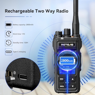 Foto 6 | Radio Bidireccional Retevis Nr30s Professional De Largo Alcance Ip67 - Venta Internacional.