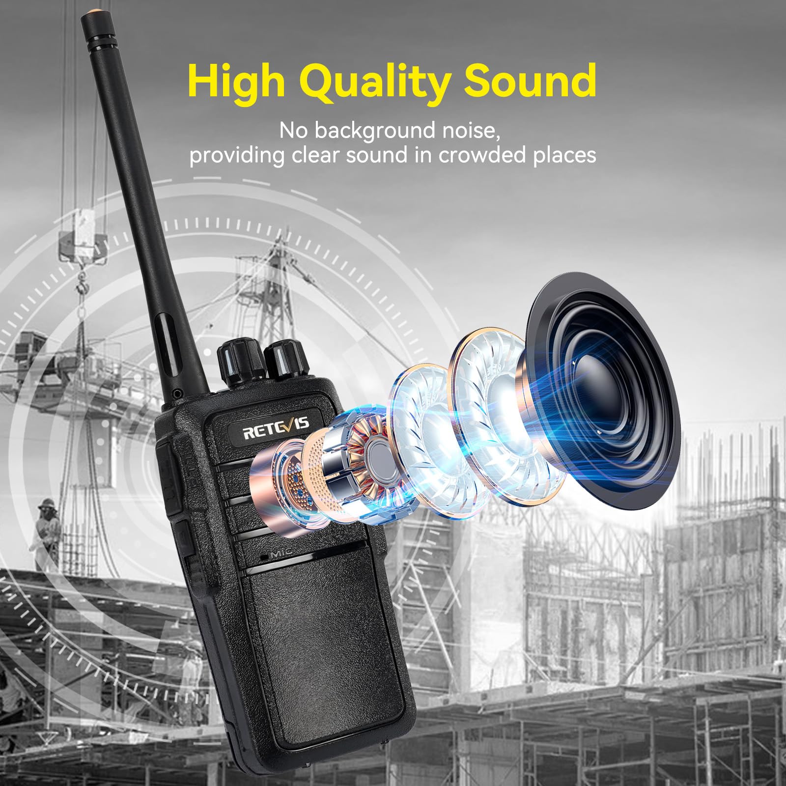 Foto 5 pulgar | Walkie Talkies Retevis Rt21 De Largo Alcance Con Cargador, Paquete De 6 - Venta Internacional.