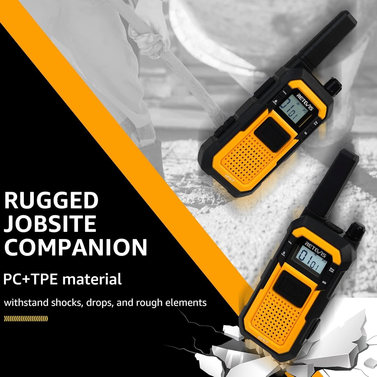 Foto 4 pulgar | Walkie Talkies Retevis Rb48 De Largo Alcance, Ip67, Impermeables, Paquete De 4 - Venta Internacional.
