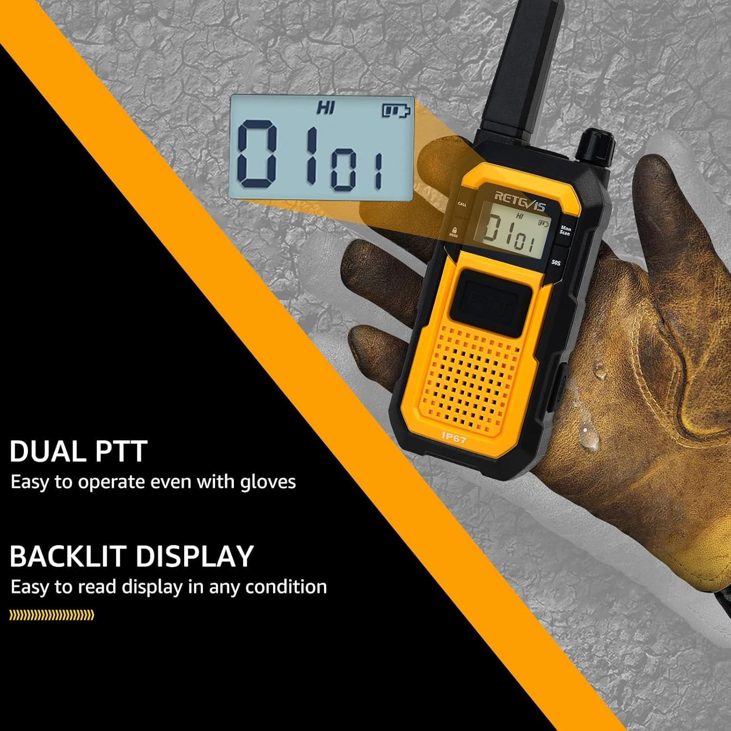 Foto 8 pulgar | Walkie Talkies Retevis Rb48 De Largo Alcance, Ip67, Impermeables, Paquete De 4 - Venta Internacional.
