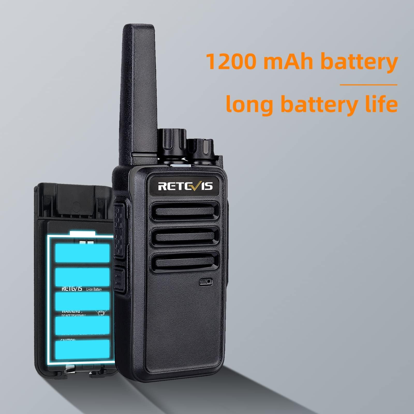 Foto 6 | Walkie Talkies Retevis Rt68 Recargables, Paquete De 2 Para Adultos - Venta Internacional.
