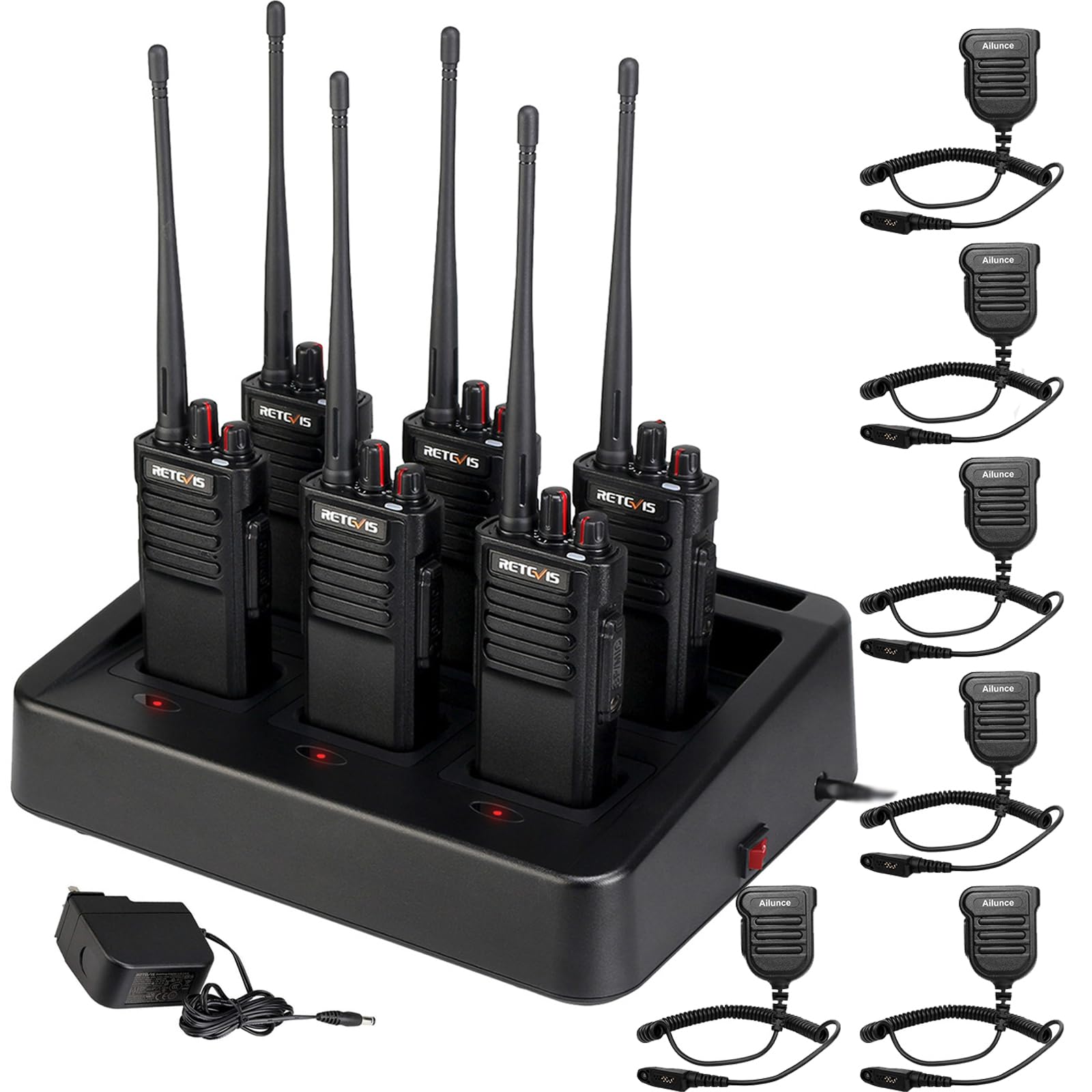 Foto 1 | Walkie Talkies Retevis Rt29 De Largo Alcance, Ip67, Impermeables, Paquete De 6 - Venta Internacional.