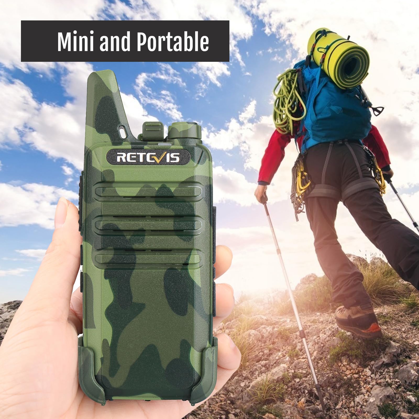 Foto 4 | Walkie Talkies Retevis Rt22 Recargables De Largo Alcance, Paquete De 2 - Venta Internacional.