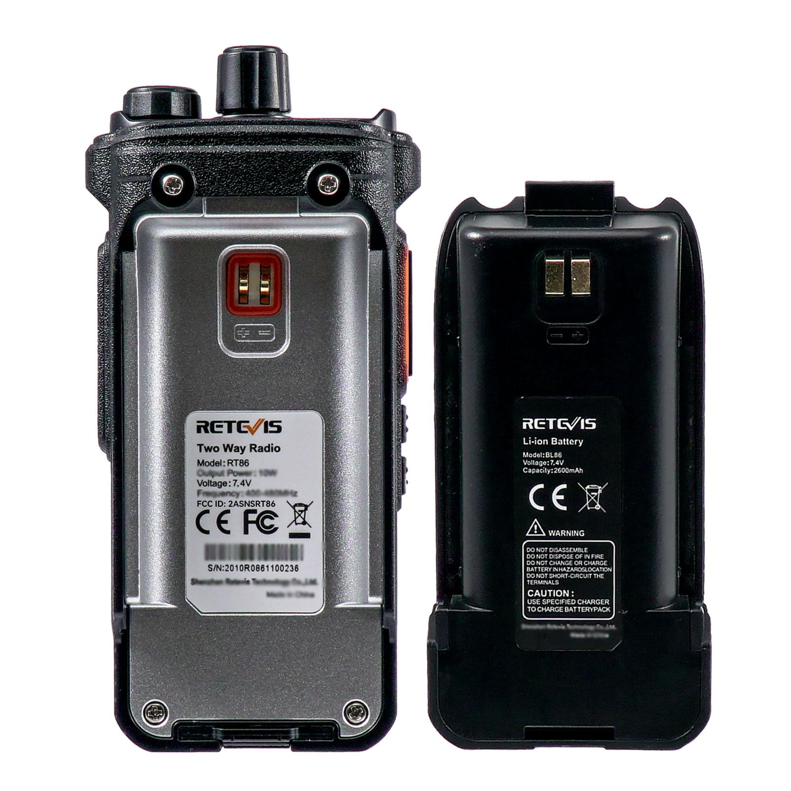 Foto 7 pulgar | Walkie Talkies Retevis Rt86 De Alta Potencia Y Largo Alcance (paquete De 10) - Venta Internacional.