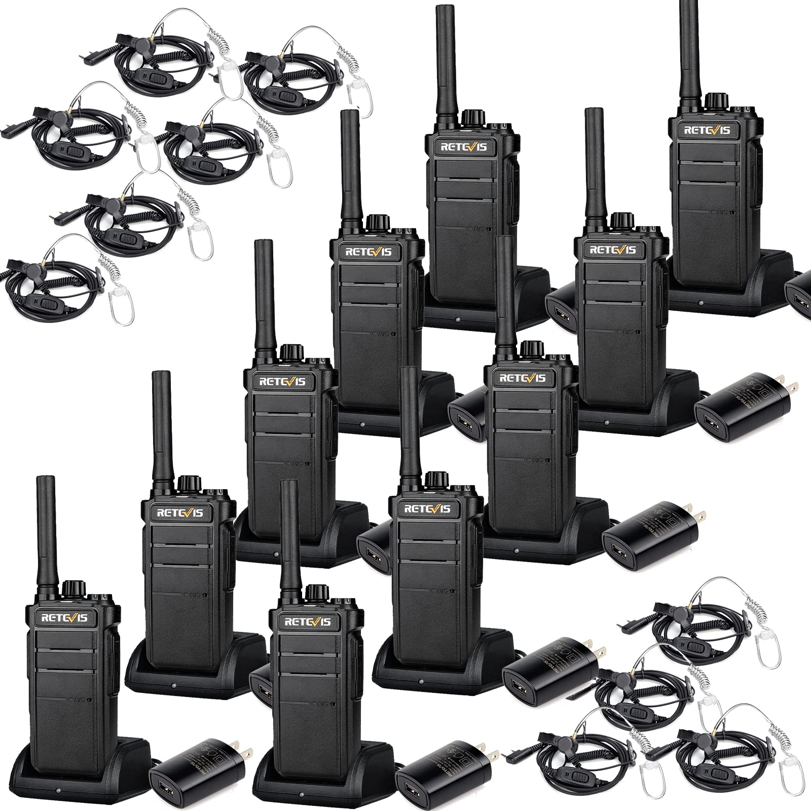 Foto 2 pulgar | Walkie Talkie Retevis Rb26, Radio Bidireccional De Largo Alcance, 30 Canales, 10 Unidades - Venta Internacional.