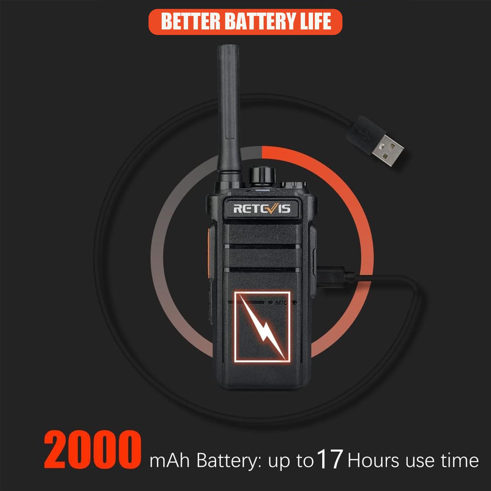 Foto 4 pulgar | Walkie Talkie Retevis Rb26, Radio Bidireccional De Largo Alcance, 30 Canales, 10 Unidades - Venta Internacional.