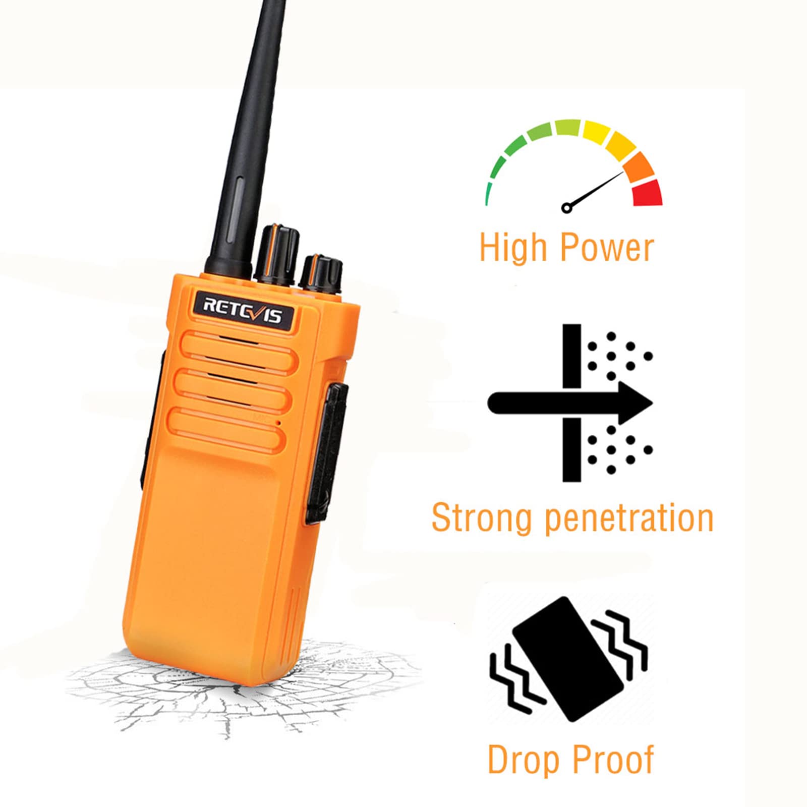 Foto 4 pulgar | Walkie Talkies Retevis Rt29 Recargables De Largo Alcance (paquete De 4) - Venta Internacional.