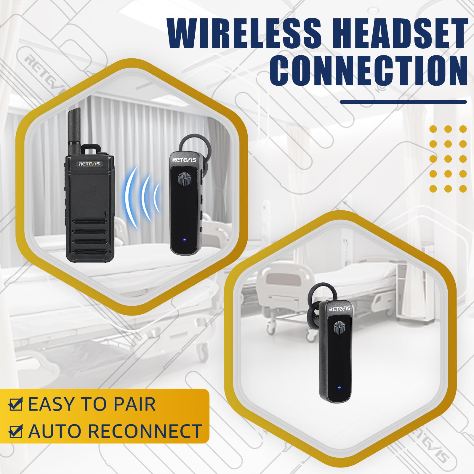 Foto 4 | Radio Bidireccional Retevis Rb39p, Walkie Talkies Bluetooth (paquete De 10) - Venta Internacional.