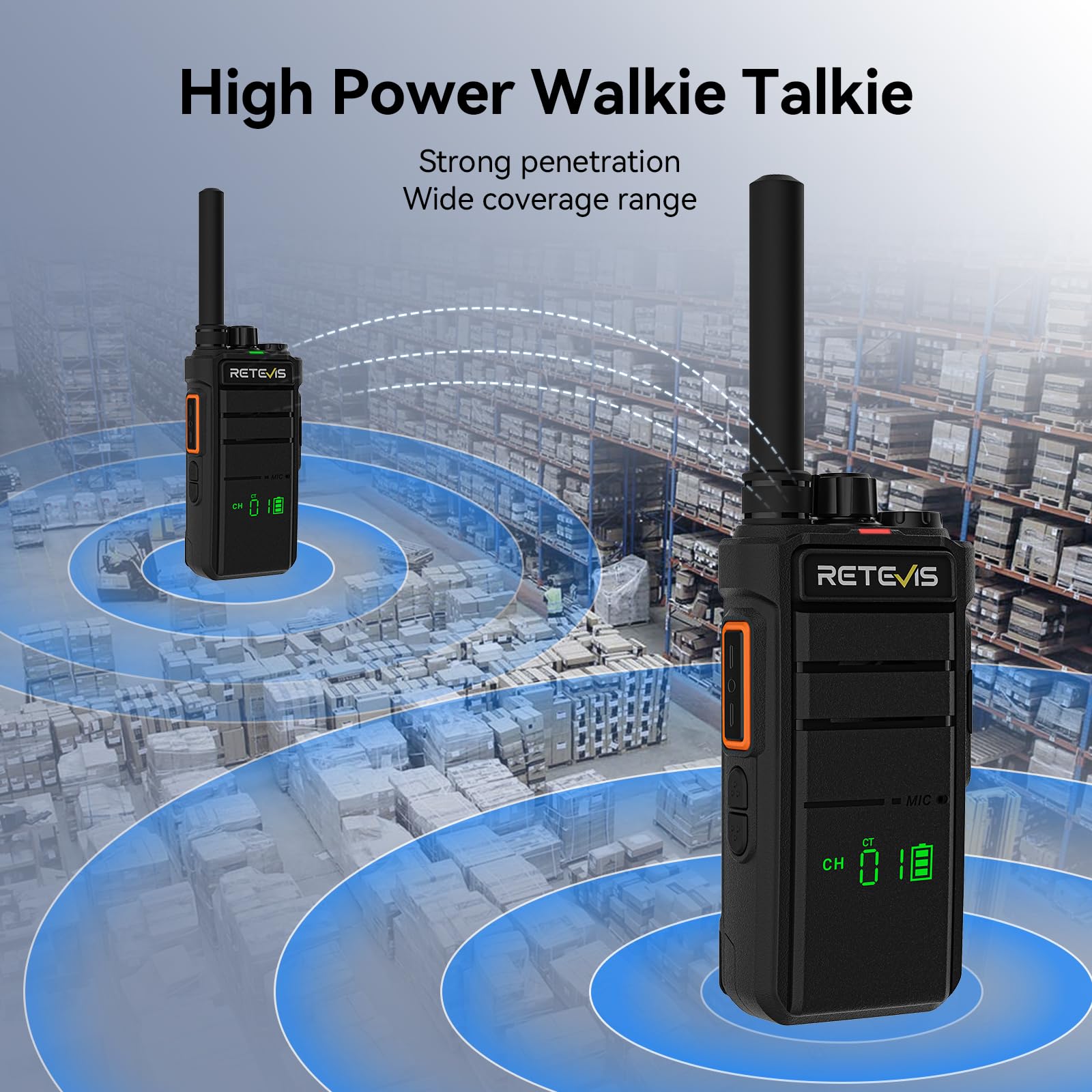Foto 3 | Walkie Talkies Retevis Rb26h Radio Gmrs De Largo Alcance, Paquete De 6 Unidades - Venta Internacional.
