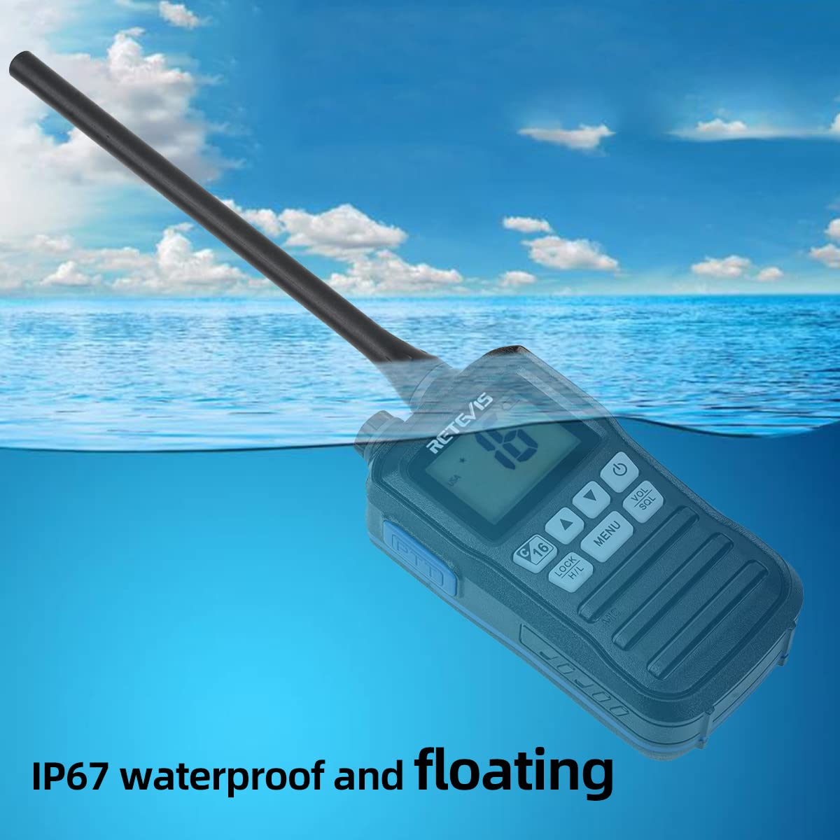 Foto 7 pulgar | Radio Marina Retevis Rm01 Flotante Ip67 A Prueba De Agua - Venta Internacional.