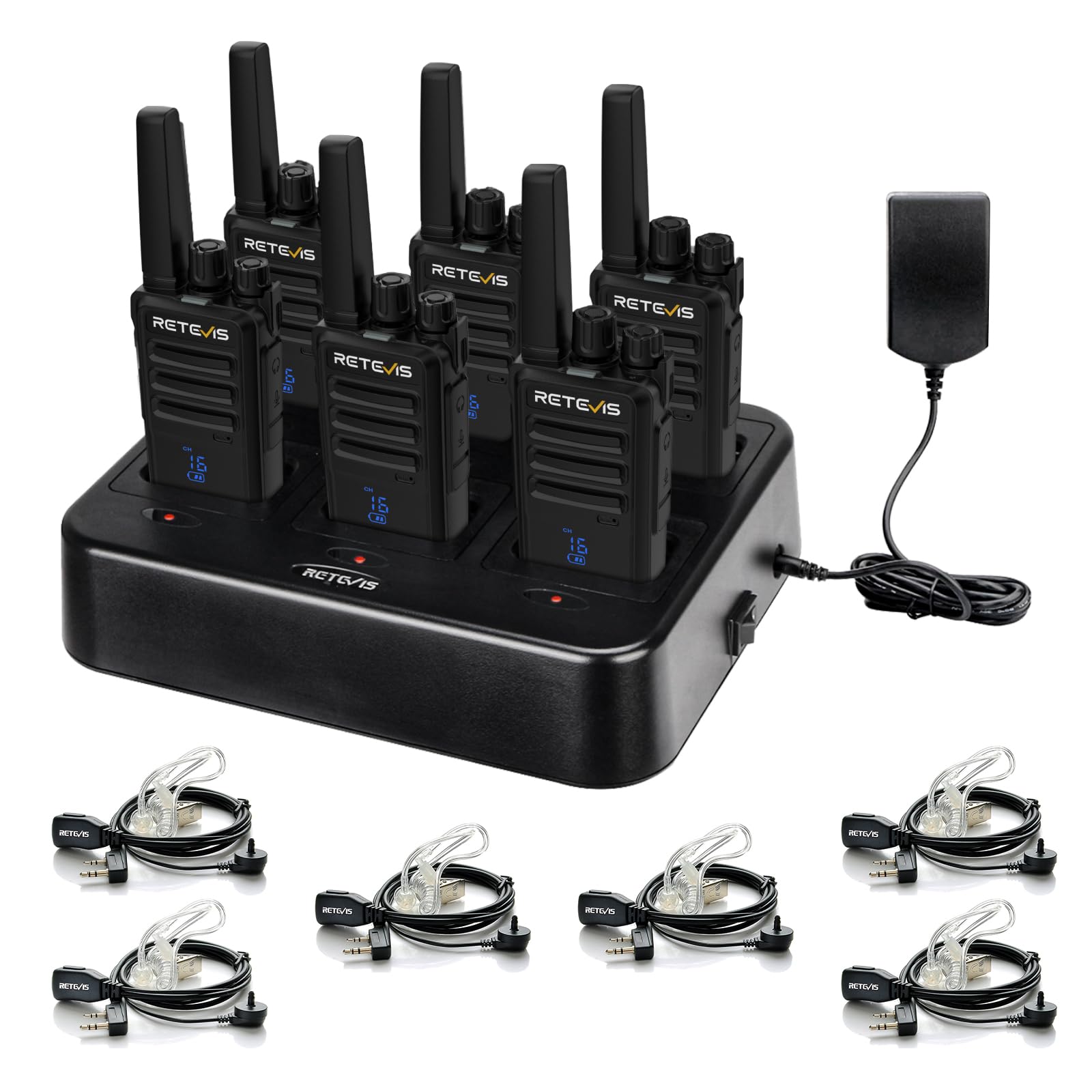 Foto 2 pulgar | Walkie Talkies Retevis Rt68h Para Adultos Con Cargador Y Auriculares - Venta Internacional.