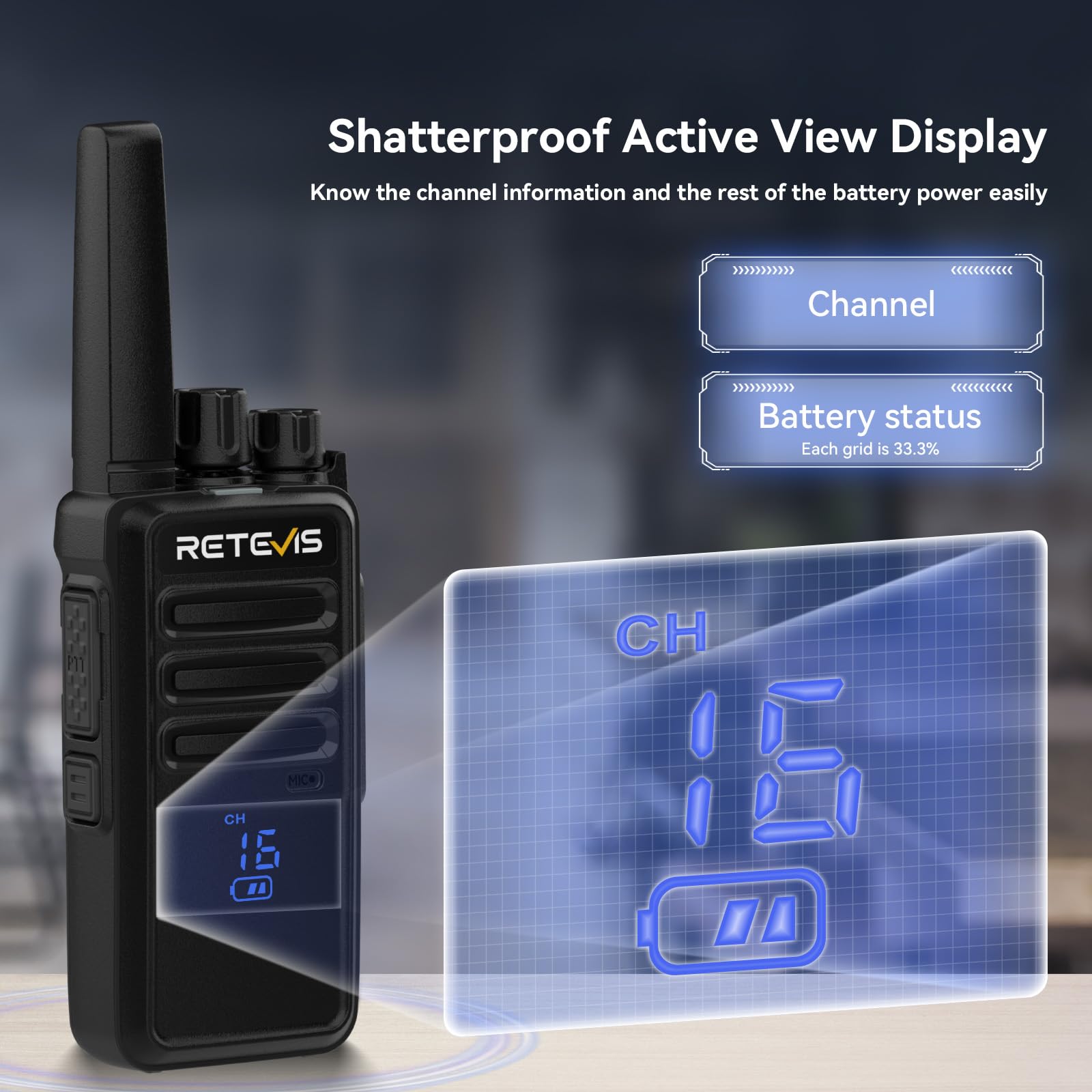 Foto 3 pulgar | Walkie Talkies Retevis Rt68h Para Adultos Con Cargador Y Auriculares - Venta Internacional.