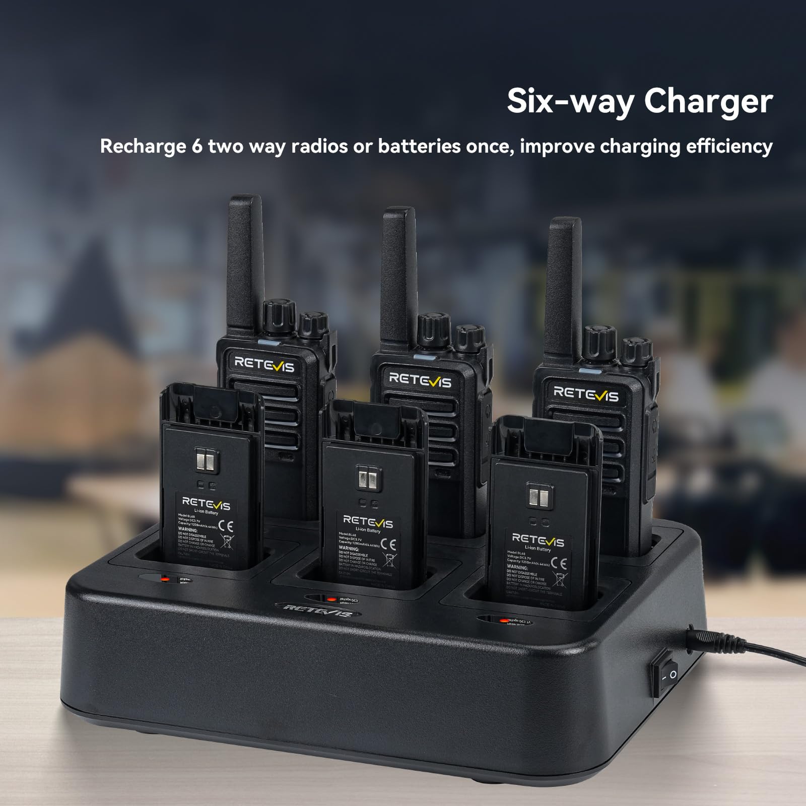 Foto 6 | Walkie Talkies Retevis Rt68h Para Adultos Con Cargador Y Auriculares - Venta Internacional.