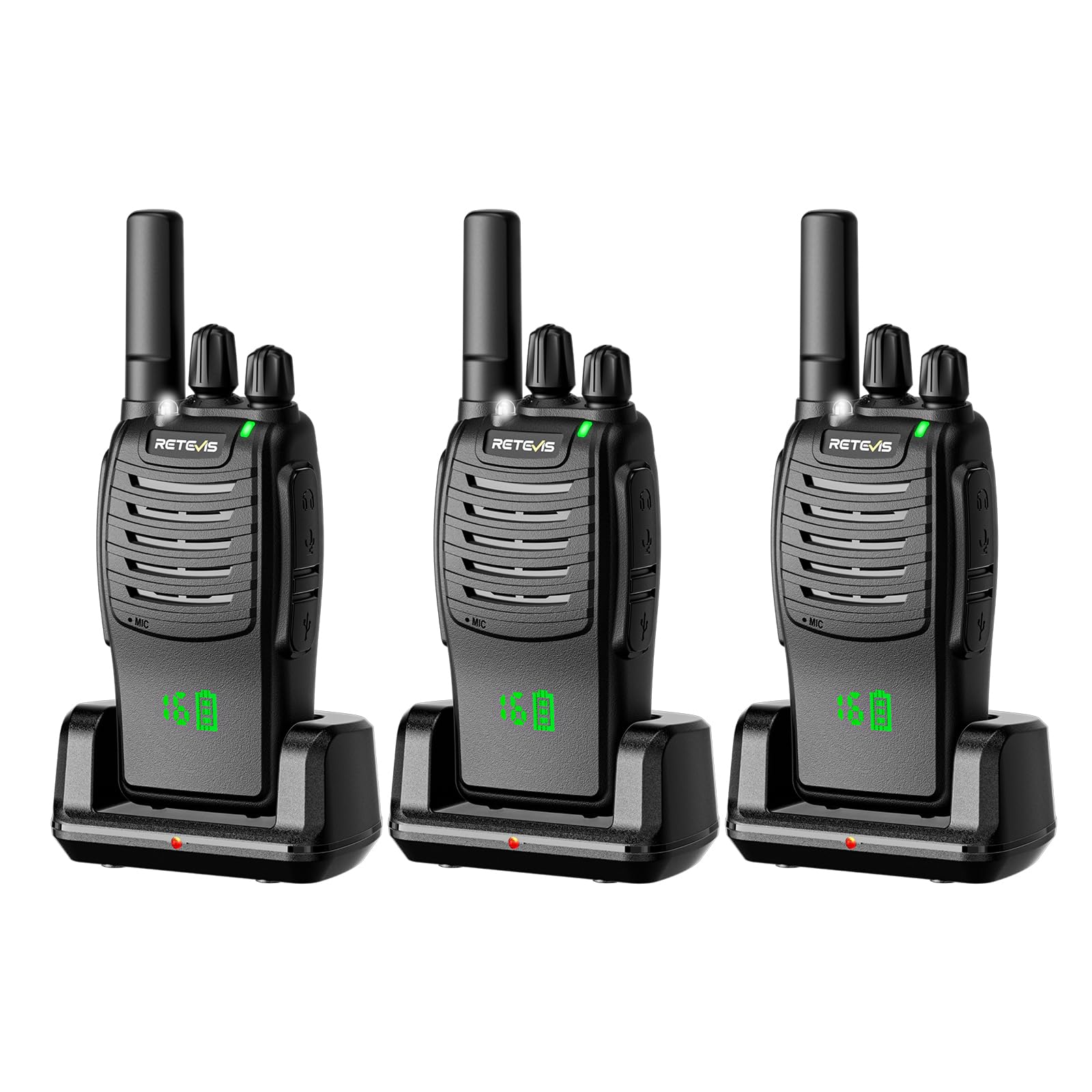 Foto 2 pulgar | Radios Recargables De 2 Vías Walkie Talkies Retevis H-777h (paquete De 3) - Venta Internacional.