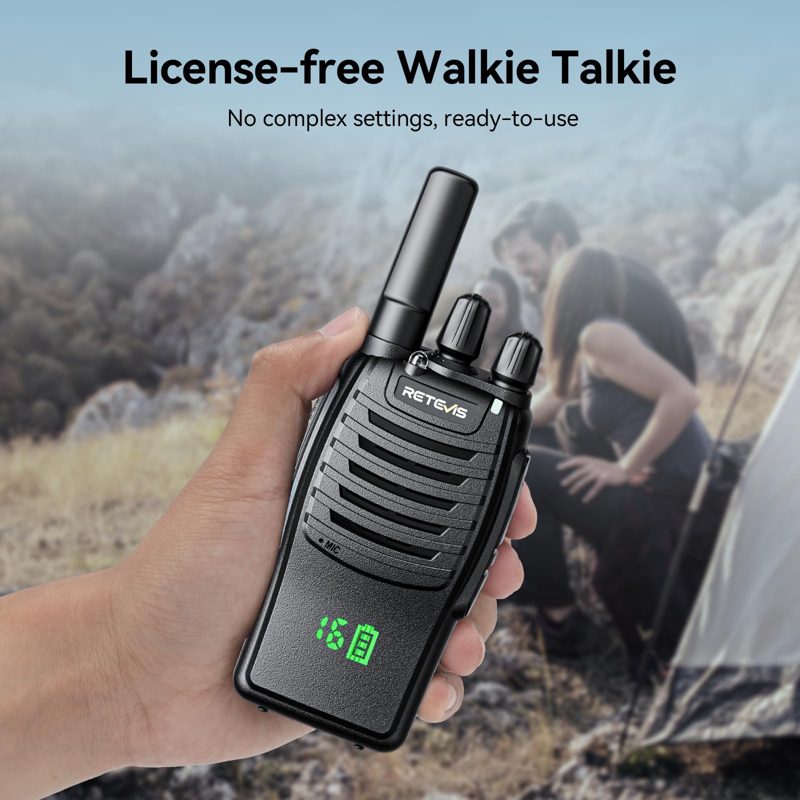 Foto 6 | Radios Recargables De 2 Vías Walkie Talkies Retevis H-777h (paquete De 3) - Venta Internacional.