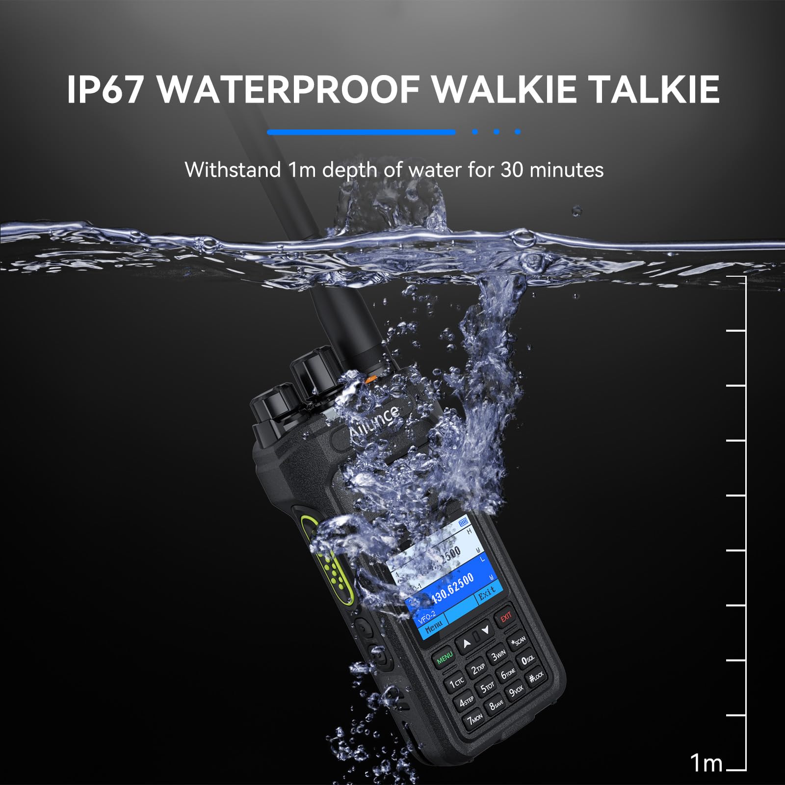 Foto 4 pulgar | Radio Bidireccional Retevis Ailunce Ha1uv De Doble Banda Ip67 A Prueba De Agua - Venta Internacional.
