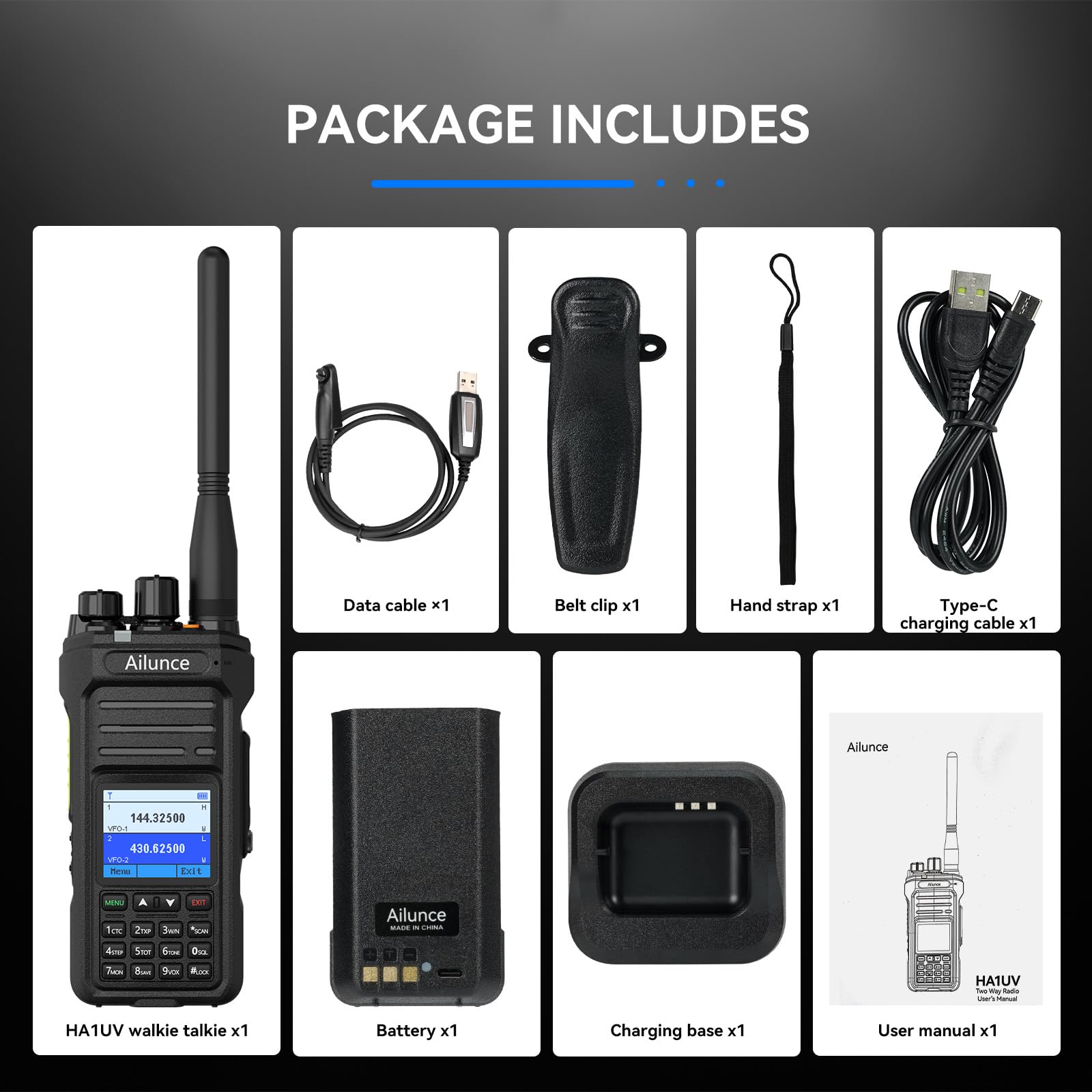 Foto 7 | Radio Bidireccional Retevis Ailunce Ha1uv De Doble Banda Ip67 A Prueba De Agua - Venta Internacional.
