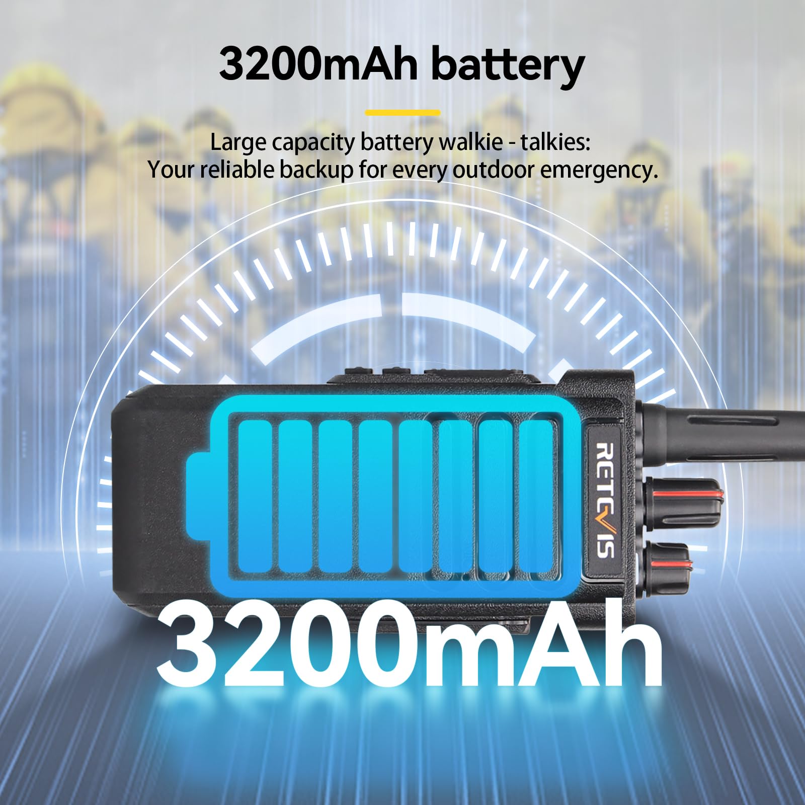 Foto 6 pulgar | Radios Bidireccionales Retevis Rt29 Ip67 A Prueba De Agua, 3200 Mah (paquete De 2) - Venta Internacional.