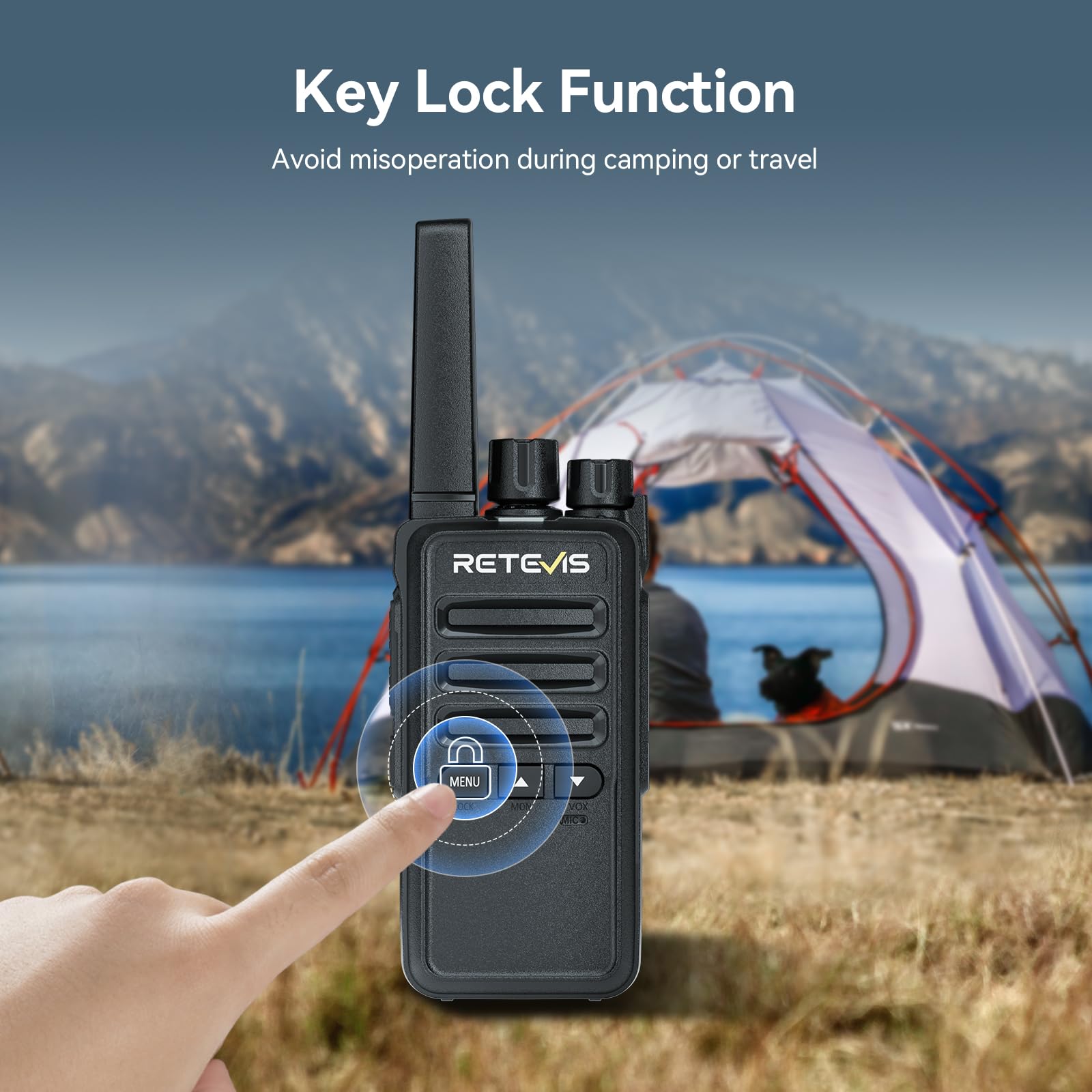 Foto 4 pulgar | Walkie Talkie Retevis Rt68b De Largo Alcance Para Adultos (paquete De 2) - Venta Internacional.