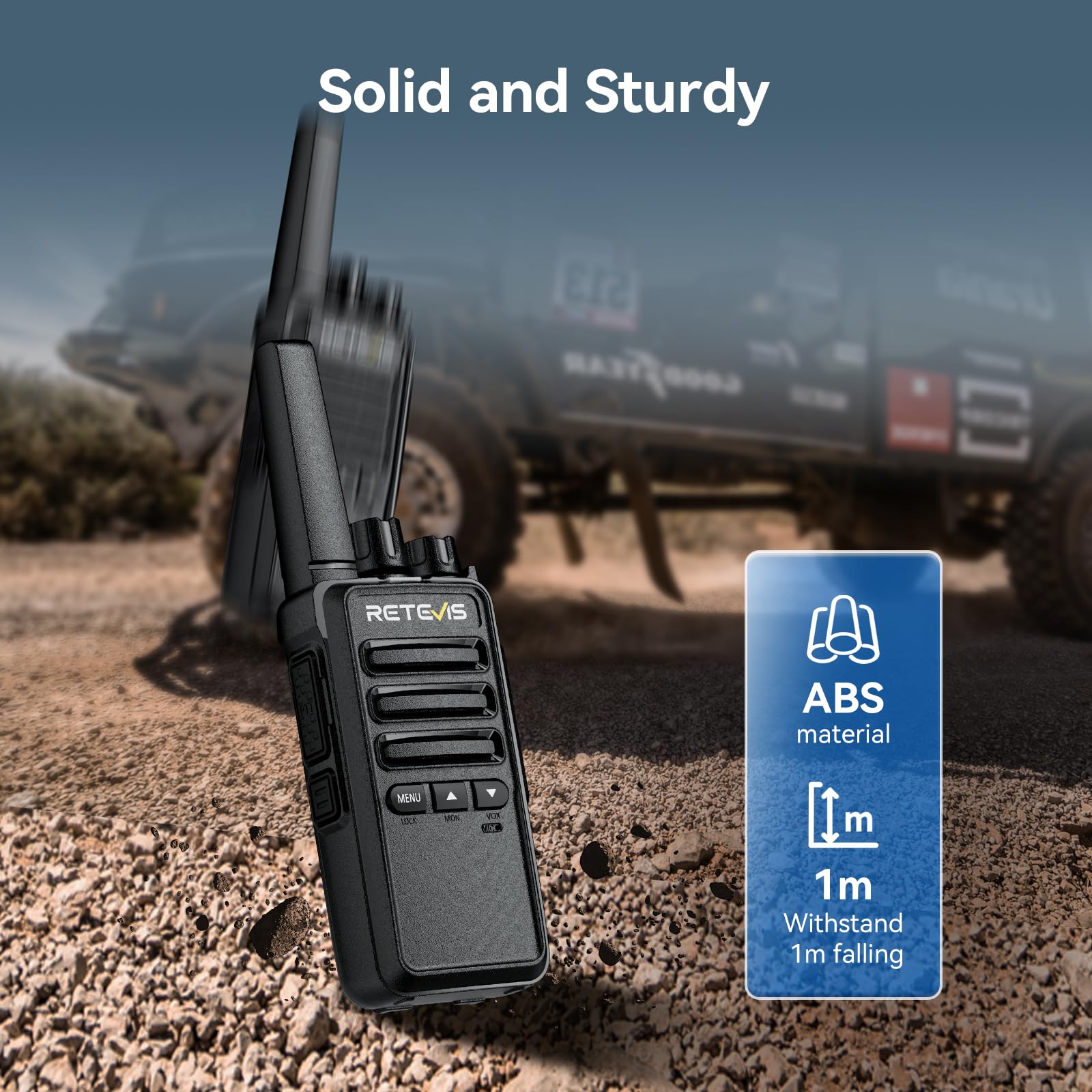 Foto 4 | Walkie Talkie Retevis Rt68b De Largo Alcance Para Adultos (paquete De 2) - Venta Internacional.
