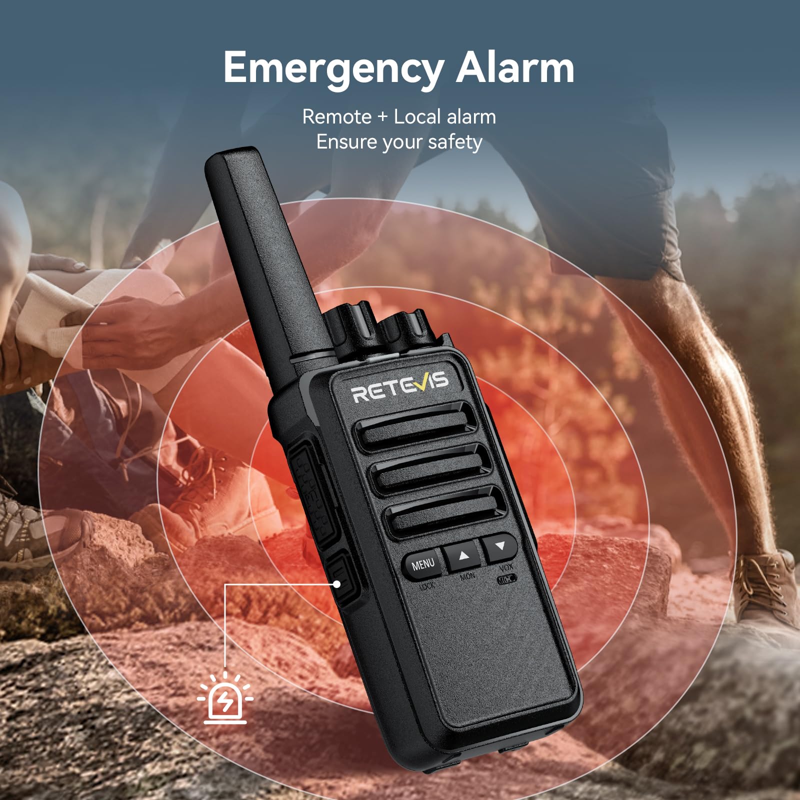 Foto 8 pulgar | Walkie Talkie Retevis Rt68b De Largo Alcance Para Adultos (paquete De 2) - Venta Internacional.
