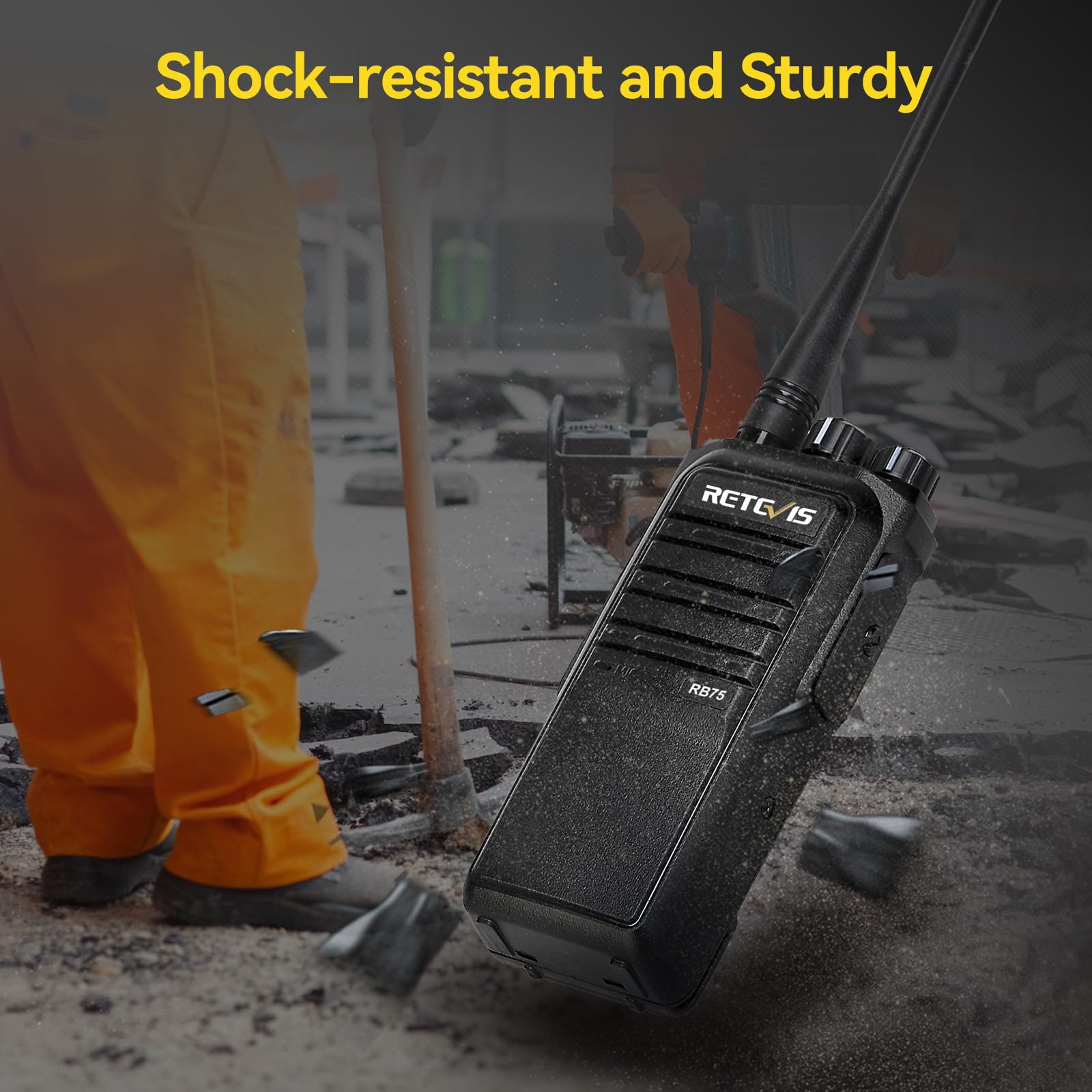 Foto 2 | Radios Bidireccionales Retevis Rb75 Professional Gmrs 4500 Mah (paquete De 4) - Venta Internacional.