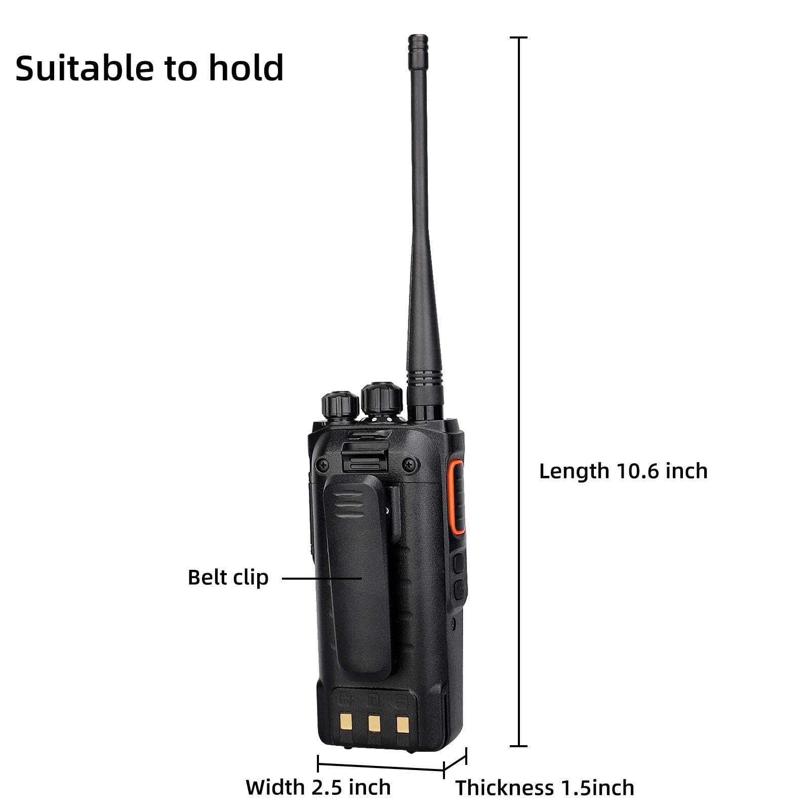 Foto 8 pulgar | Radios Bidireccionales Retevis Rb75 Professional Gmrs 4500 Mah (paquete De 4) - Venta Internacional.