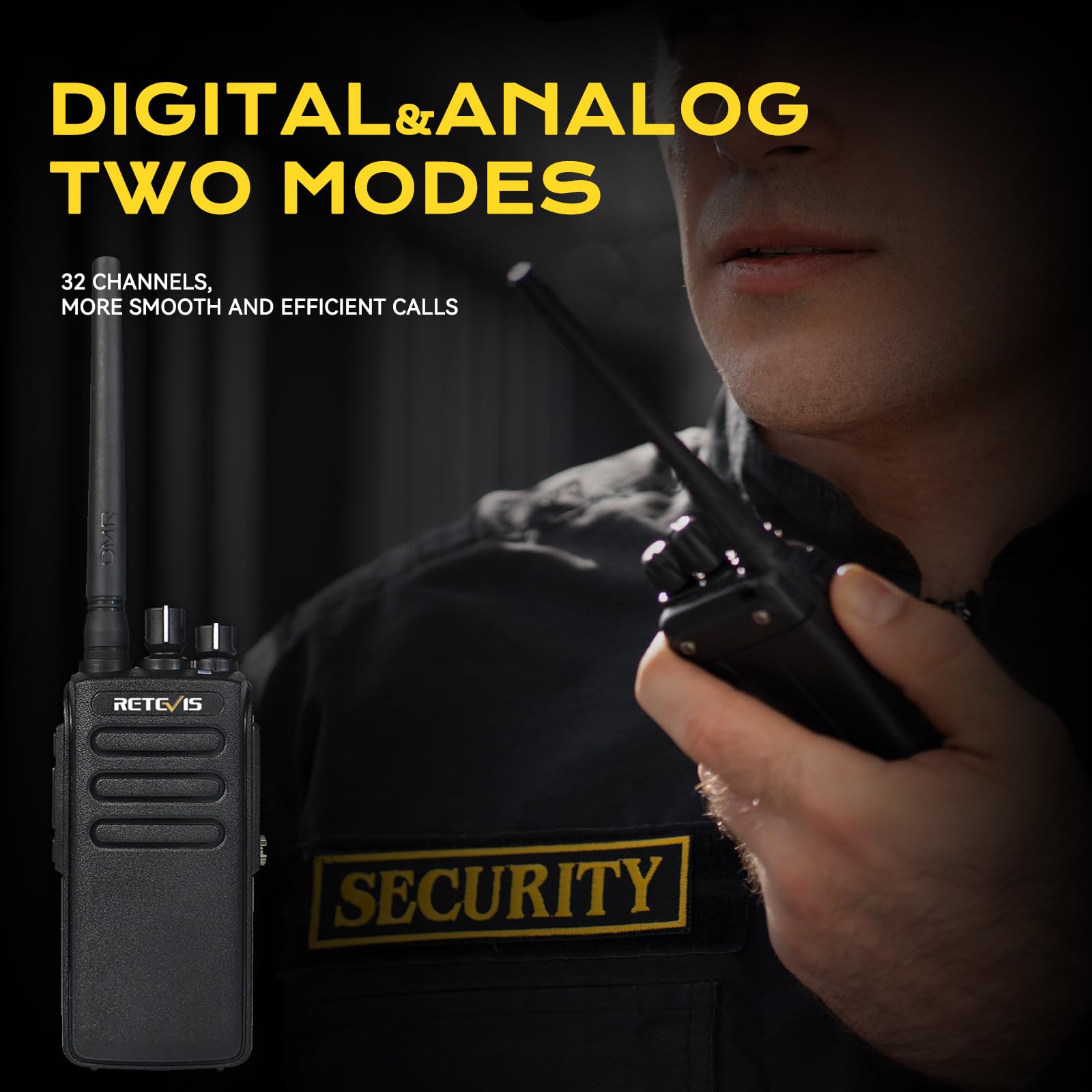 Foto 2 | Walkie Talkies Digitales Retevis Rt81 Con Radio Bidireccional (paquete De 2) - Venta Internacional.