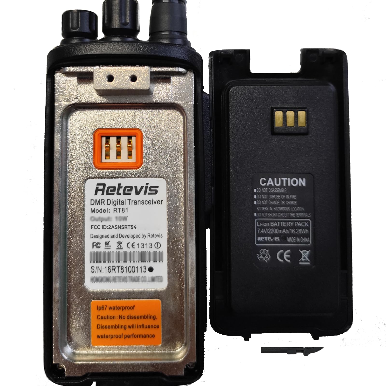 Foto 8 pulgar | Walkie Talkies Digitales Retevis Rt81 Con Radio Bidireccional (paquete De 2) - Venta Internacional.