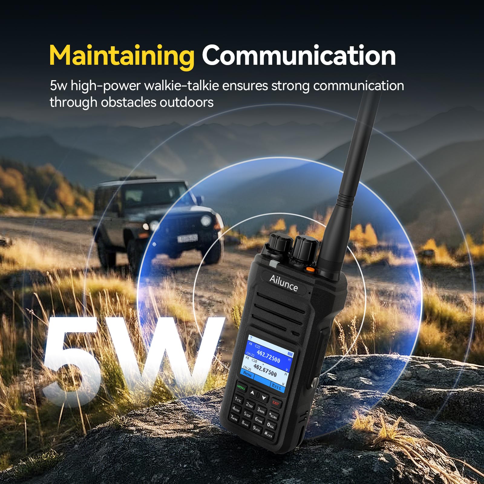 Foto 4 pulgar | Radio Bidireccional Retevis Ailunce Ha1g Gmrs Ip67 A Prueba De Agua, Paquete De 2 - Venta Internacional.