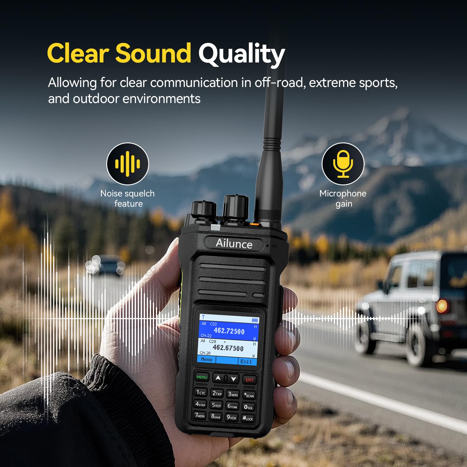 Foto 6 pulgar | Radio Bidireccional Retevis Ailunce Ha1g Gmrs Ip67 A Prueba De Agua, Paquete De 2 - Venta Internacional.