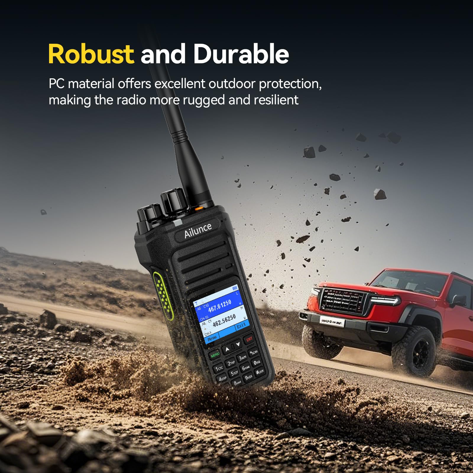 Foto 7 pulgar | Radio Bidireccional Retevis Ailunce Ha1g Gmrs Ip67 A Prueba De Agua, Paquete De 2 - Venta Internacional.