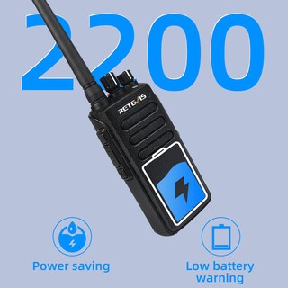 Foto 6 | Radio Bidireccional Retevis Rt81 Impermeable Dmr Ip67 2200 Mah (paquete De 4) - Venta Internacional.