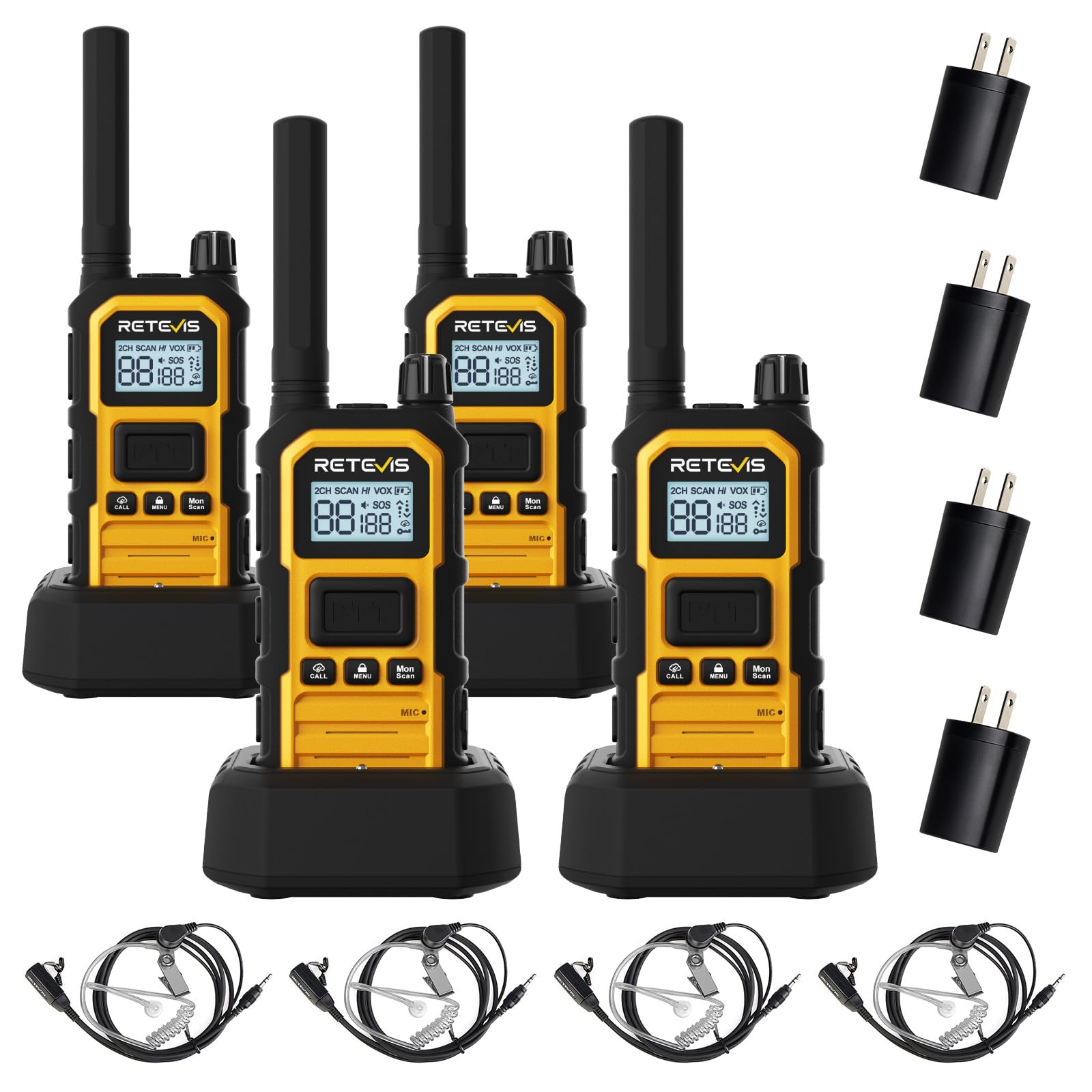 Foto 2 pulgar | Walkie Talkies Retevis Rb48 Plus, Resistentes Al Agua, Ip67 - Venta Internacional.