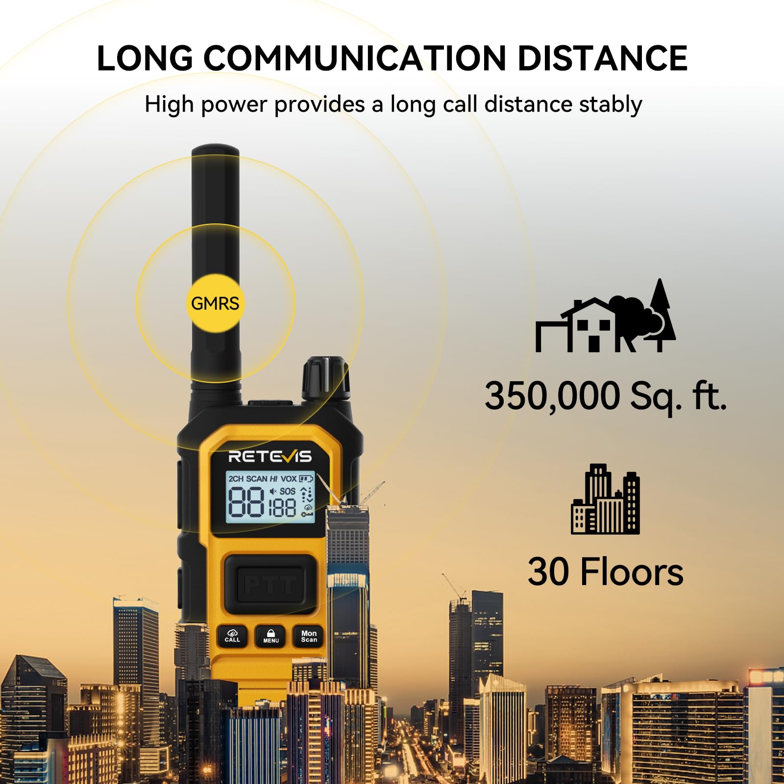 Foto 3 pulgar | Walkie Talkies Retevis Rb48 Plus, Resistentes Al Agua, Ip67 - Venta Internacional.