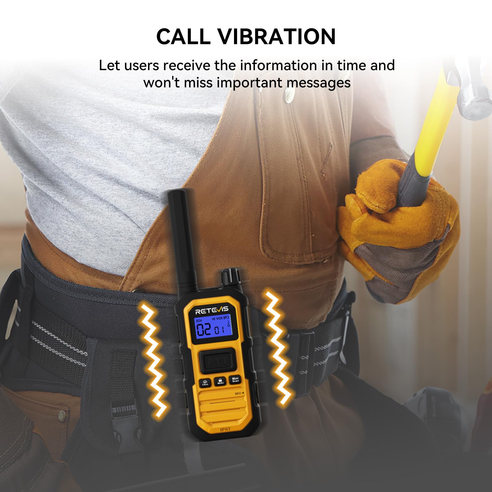 Foto 7 pulgar | Walkie Talkies Retevis Rb48 Plus, Resistentes Al Agua, Ip67 - Venta Internacional.
