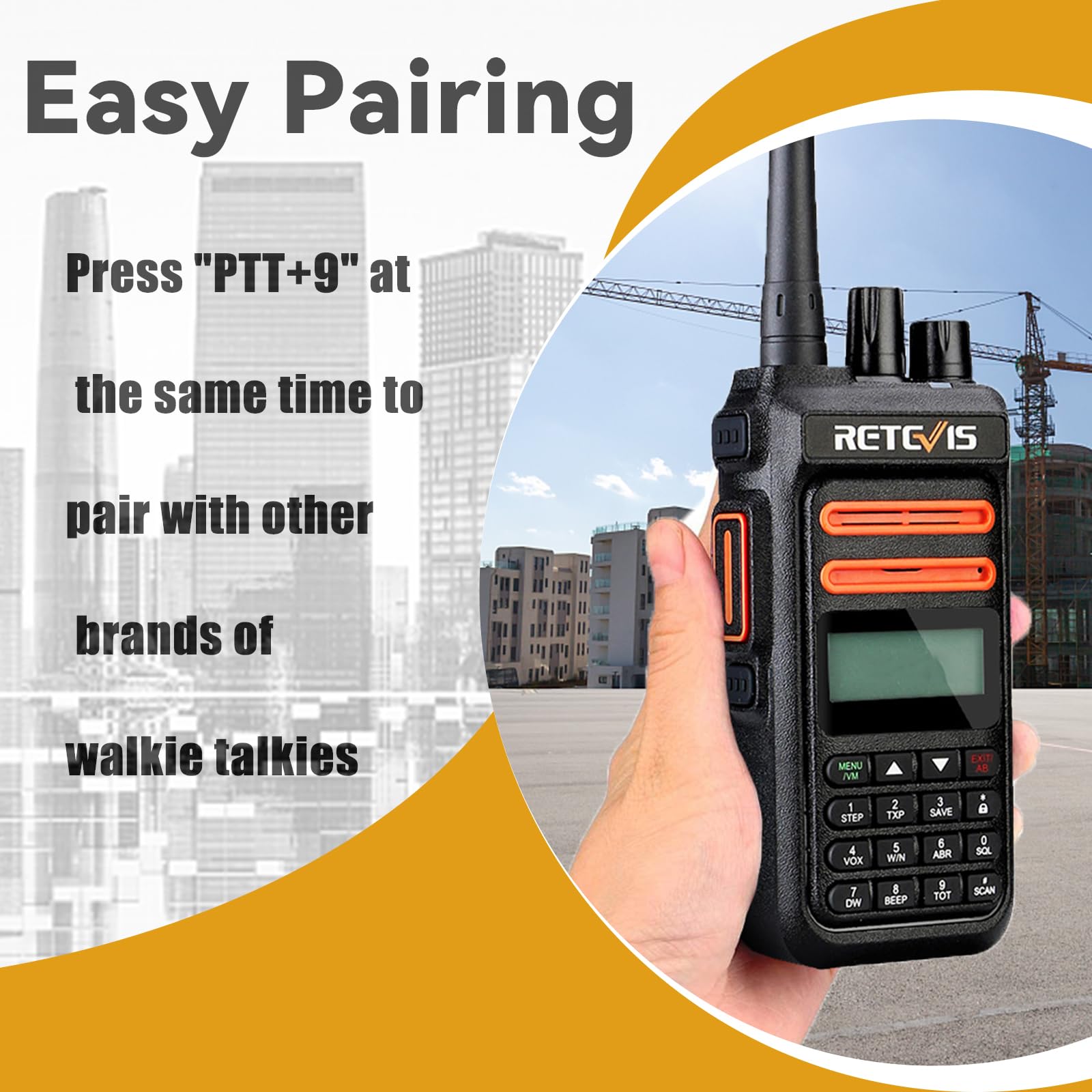 Foto 5 pulgar | Radios Bidireccionales Gmrs De Largo Alcance Retevis Rt76p De Walkie Talkies (4) - Venta Internacional.
