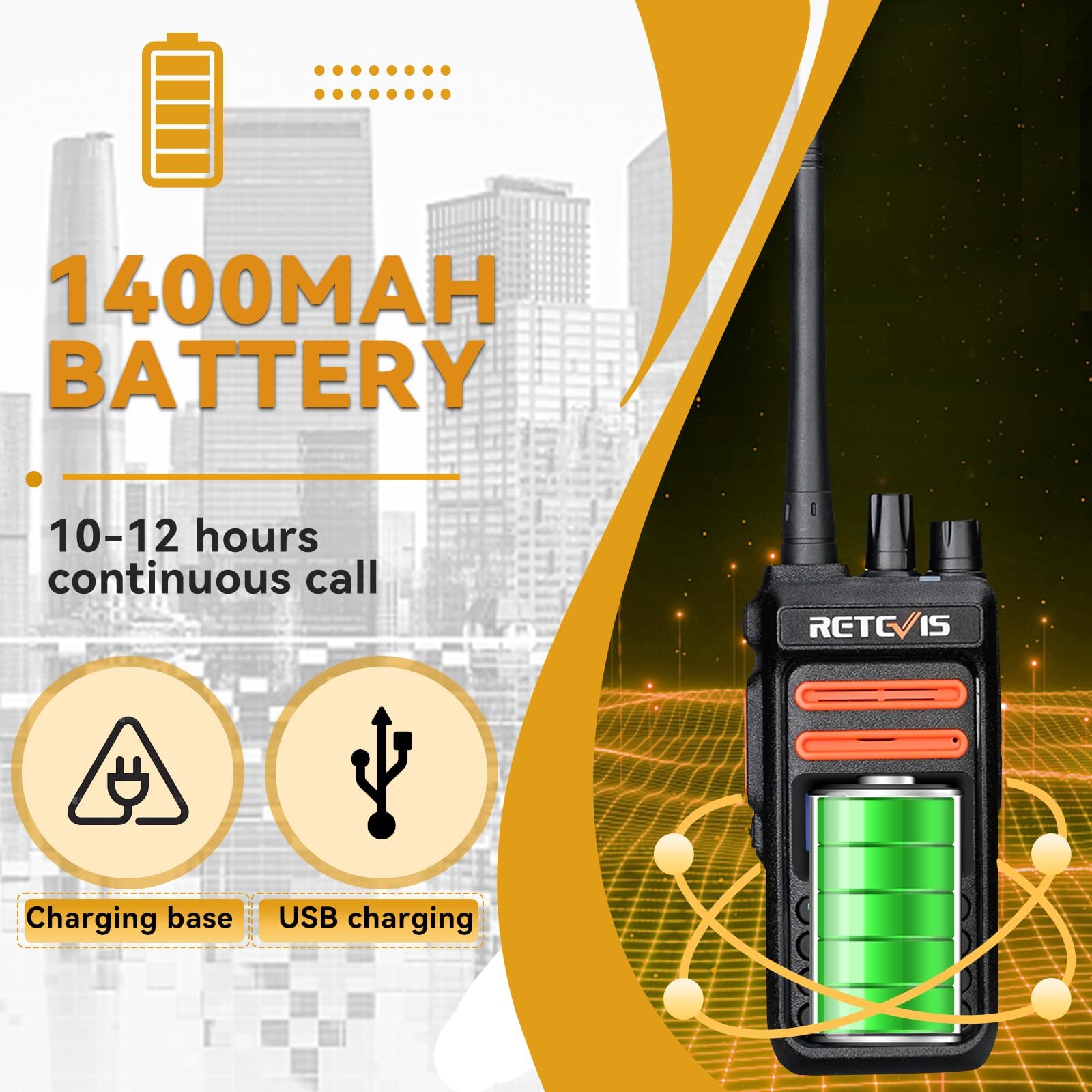 Foto 6 | Radios Bidireccionales Gmrs De Largo Alcance Retevis Rt76p De Walkie Talkies (4) - Venta Internacional.