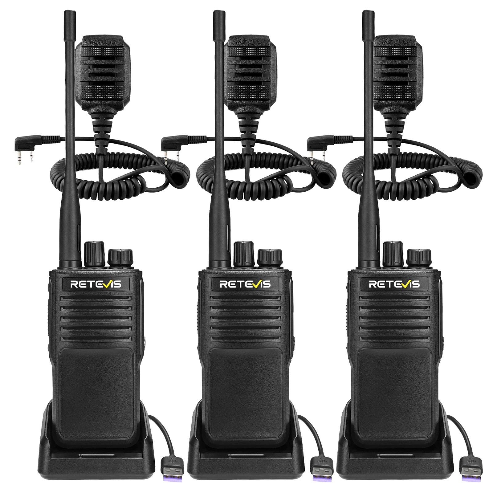 Foto 2 pulgar | Walkie Talkie Retevis P2 Ip68 Resistente Al Agua De Largo Alcance (paquete De 3) - Venta Internacional.